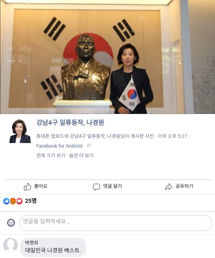  나경원 대일민국 보다 더 논란이 되야할 것