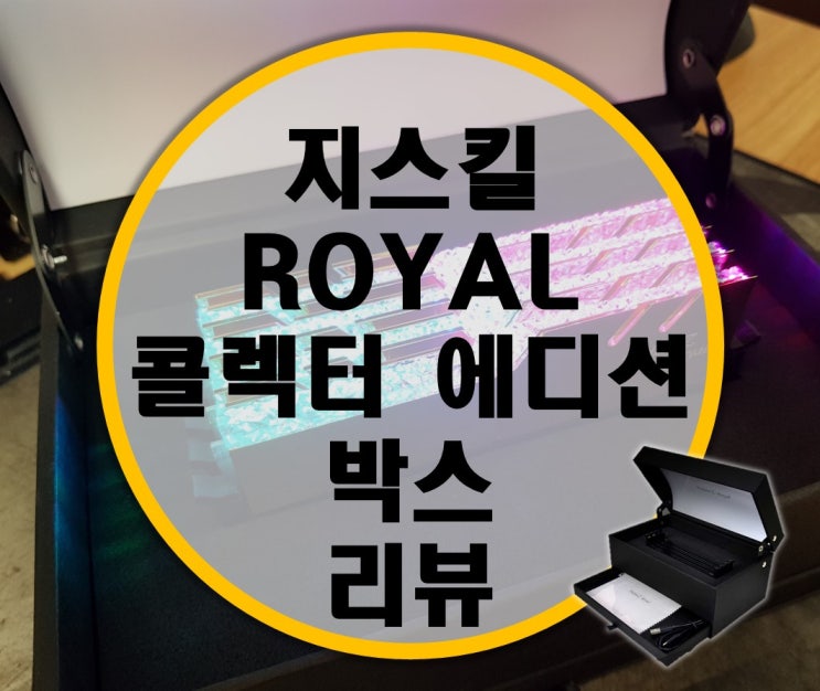 지스킬 트라이던트 로얄 콜렉터 에디션 박스 (Collector Edition BOX) 리뷰 지스킬 트라이던트 로얄 콜렉터 에디션 박스 (Collector Edition BOX) 리뷰