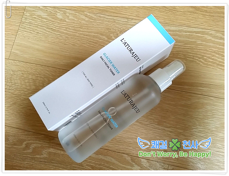  라뜨라쥬 빙하수 데일리 페이셜 토너/촉촉한 부드러움, 볕에 익은 피부 진정에도 좋아요.