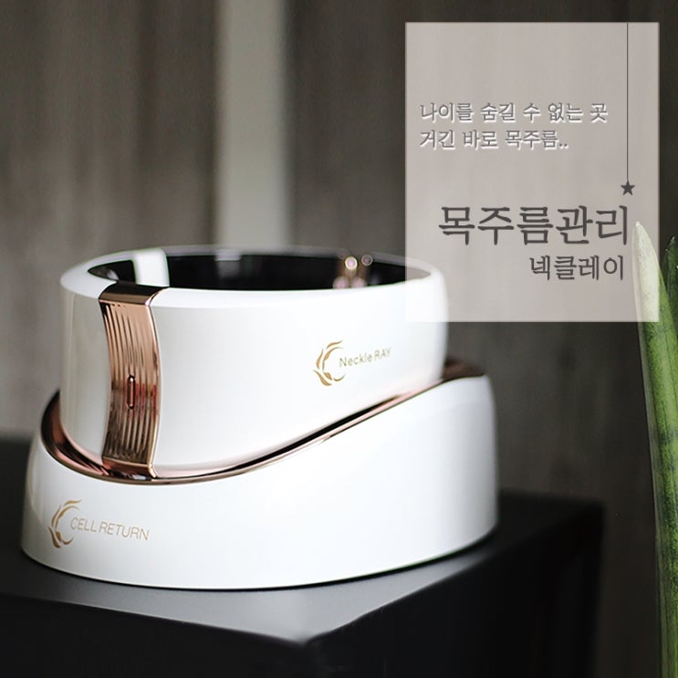  목주름관리 크림바르고 셀리턴으로! 넥클레이 실사