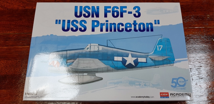 1/48 아카데미 , USN F6F-3 HellCat ; USS PRINCETON