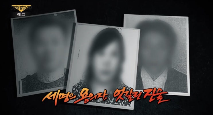  그것이 알고싶다 해남 암매장 살인사건 : 세명의용의자 1179회   한대희
