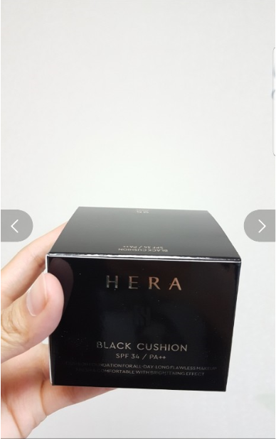  헤라(HERA) 블랙쿠션 25호 엠버~!! 가성비와 매트한 마무리 GooD