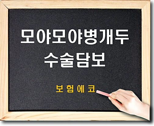  태아보험 모야모야병개두수술 확인해보기