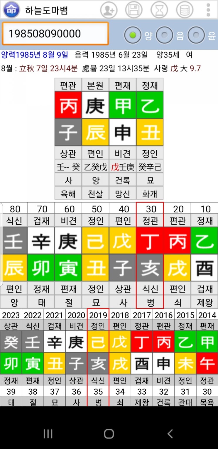  가수 홍진영 사주