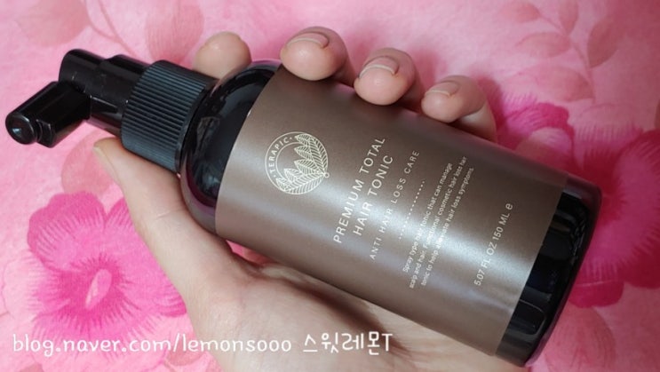  헤어토닉 추천, 테라픽으로 두피향기 가득