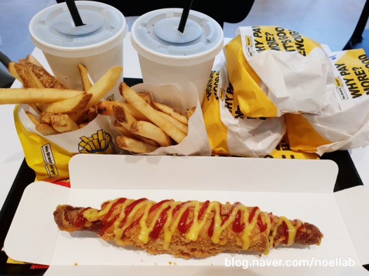  신규런칭 버거 노브랜드버거 먹고왔어요