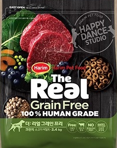  하림펫푸드 더리얼 그레인프리 크런치 어덜트 사료 2.4kg