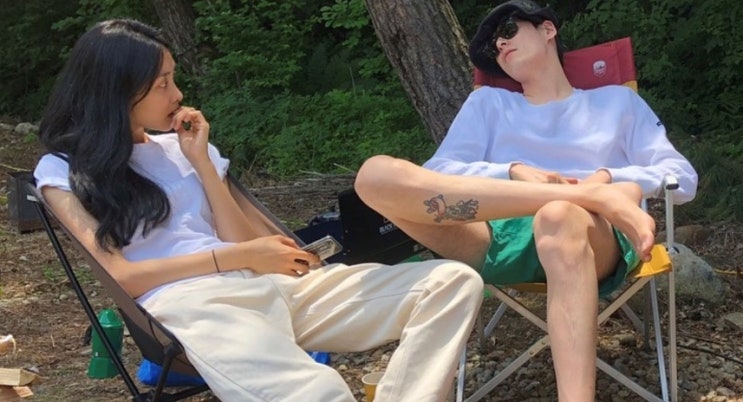 김원중 아내 부인 곽지영 동상이몽 월요일 예능 "깔끔한신혼집에살아염.