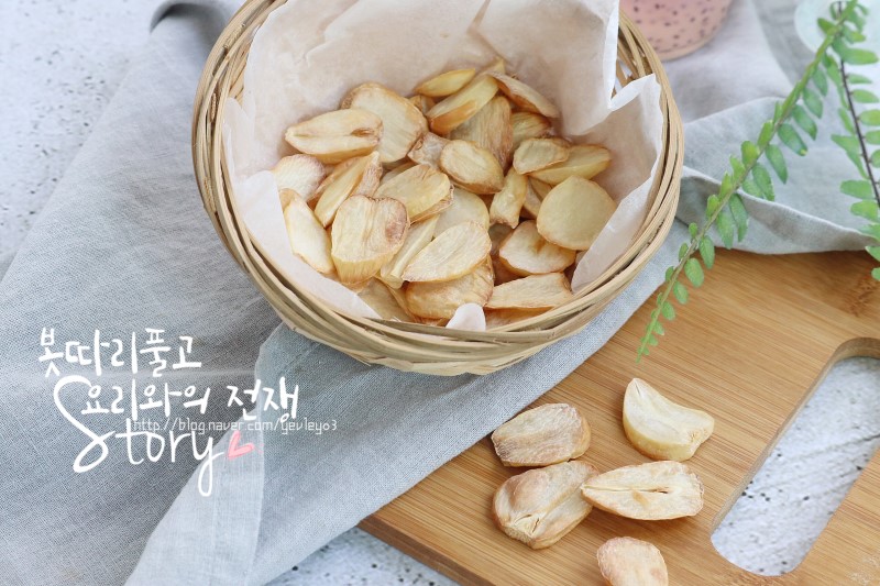 마늘 후레이크 에어프라이어 마늘칩 맛나네! : 네이버 블로그