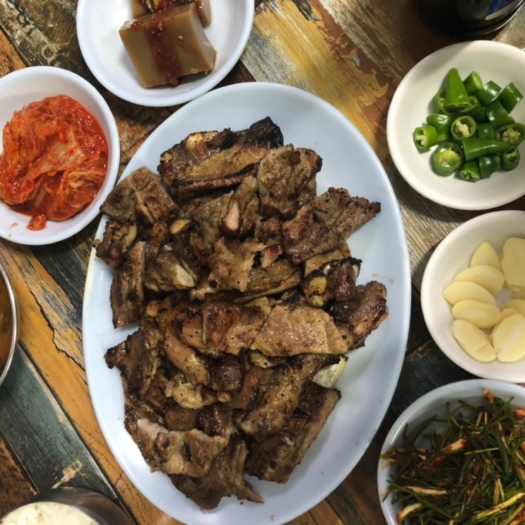제기동 돼지연탄불갈비 유명한 맛집 _감초식당