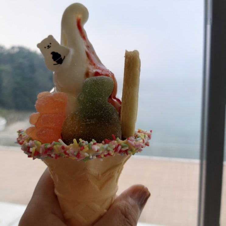  아이스크림먹는곰이 사는 한화리조트 거제 벌버디어