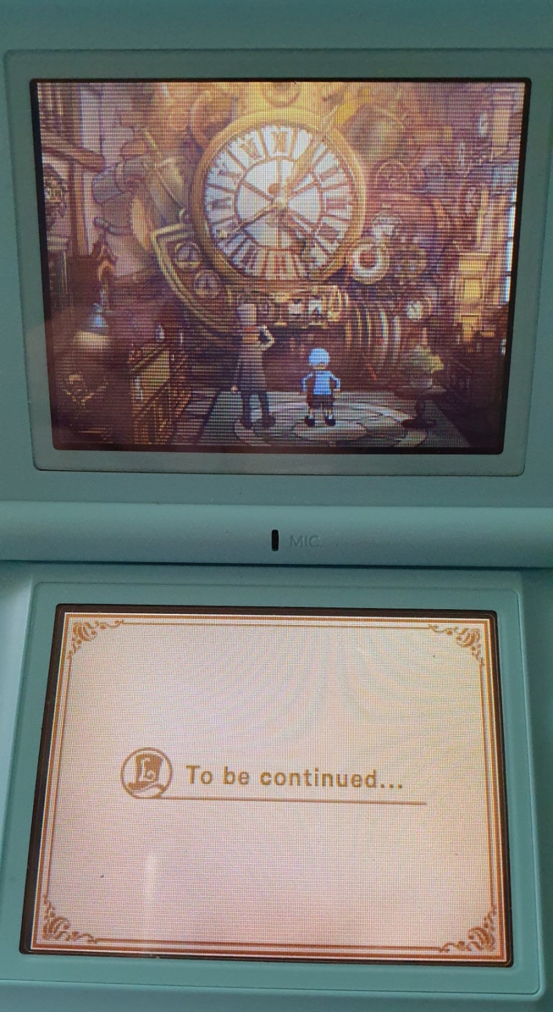 Nds] 레이튼 교수와 악마의 상자 엔딩 봤다 : 네이버 블로그