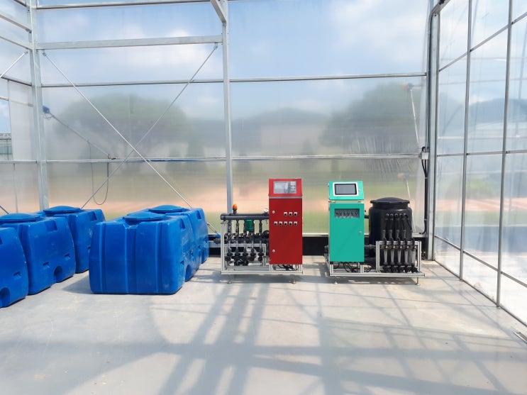  양액기 설치 - 함안시설원예연구소