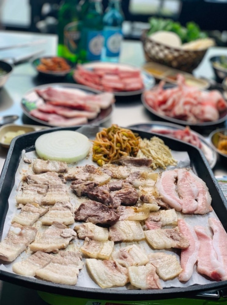  전주삼겹살무한리필 옥자네생고기 푸짐하게 즐겨요