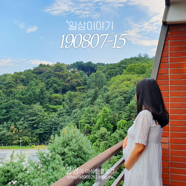 일상/190807-0815# 여름휴가는 호캉스 / 집은 더우니까 카페로 피신하즈아 / 임산부요가 다시 시작 / 남편과 함께 긴 연휴  -쿨쩡