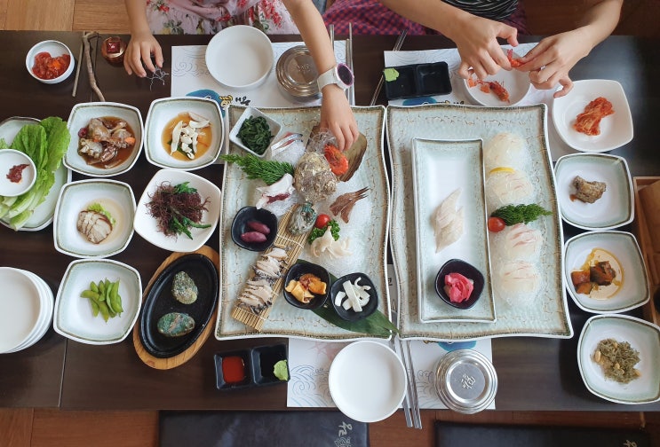 함덕맛집 해어랑 가성비좋은 회정식 솔직후기(1인 2만5천원) 창가자리 함덕바다뷰 乃