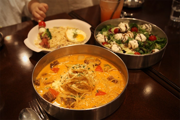  하남 스타필드 맛집 - 바비레드 (매운 갈비 파스타)