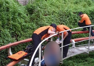  다리 절단 사고 소식 정말 안타까운데요