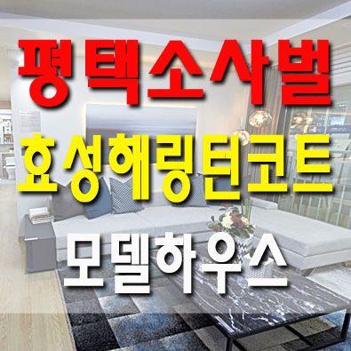  평택 소사벌 효성해링턴코트 테라스하우스 모델하우스 관람하기