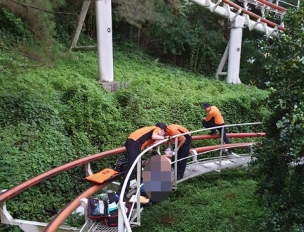 다리 절단 사고 대구 이월드 알바생, 접합수술 못하고 의족재활 다리 절단 사고 대구 이월드 알바생, 접합수술 못하고 의족재활