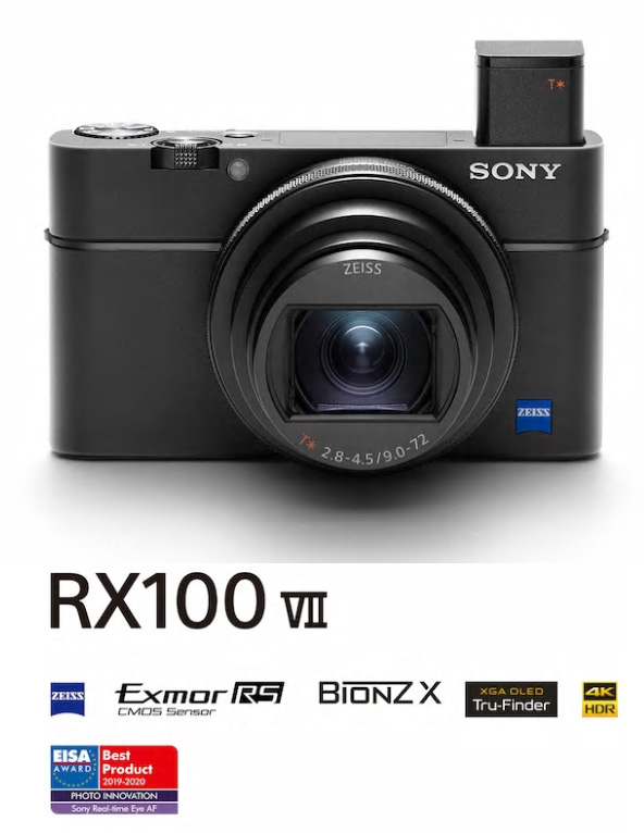  소니 RX100 VII 컴팩트 카메라 등장