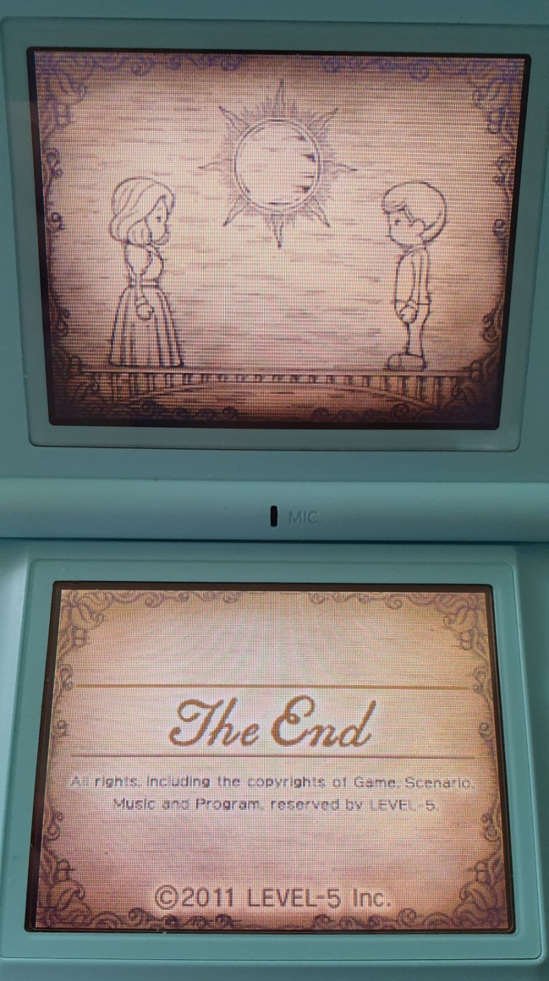 Nds] 레이튼 교수와 악마의 상자 엔딩 봤다 : 네이버 블로그