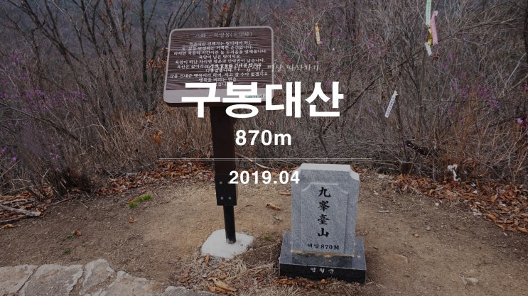  [명산 따라가기] 인생을 되돌아볼 수 있는 구봉대산: 법흥사 주차장~제1봉~정상(제8봉)~일주문~법흥사 주차장 산행코스