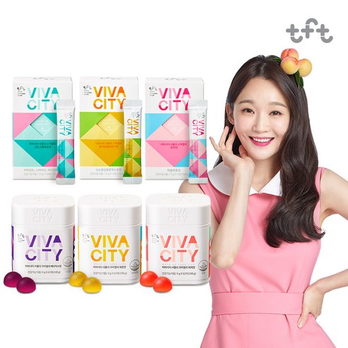 강민경/비바시티 강민경 스틱젤리 구미젤리 총6종/tft