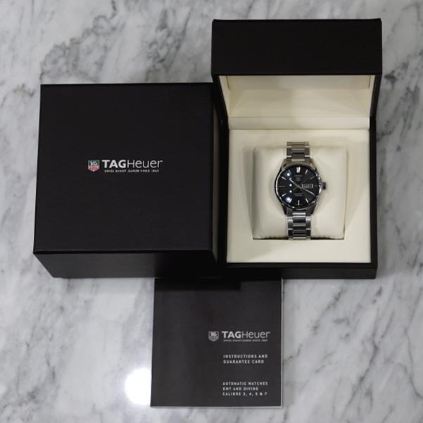  [2,095,000원] [와이즈럭스]Tag (최저가) Heuer(태그호이어) WAR201A 까레라 데이데이트 블랙판 오토매틱 스틸 남성 시계