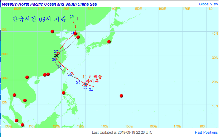 2019.8.20  제11호 태풍 발생 예정, 예상 경로와 날씨, 한반도 직접 태풍 피해는 없지만 폭우 피해 예상