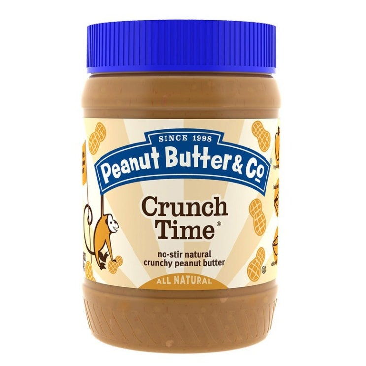 Peanut Butter & Co 크런치 타임 땅콩 버터, 454g, 1개/피넛버터앤코