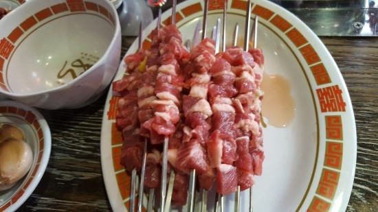 상계역 양꼬치가의 양꼬치, 마파두부, 닭날개볶음 상계역 양꼬치가의 양꼬치, 마파두부, 닭날개볶음