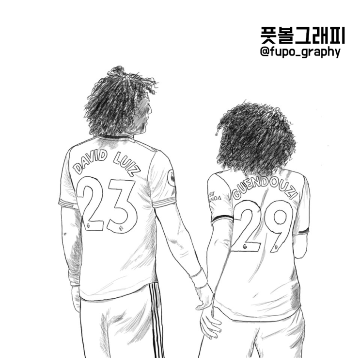  다비드 루이스, 귀엥두지. 쌍둥이..?!