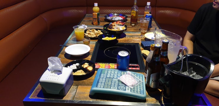  미금역 준코 룸 노래방에서 데킬라 세트 먹었어요:)