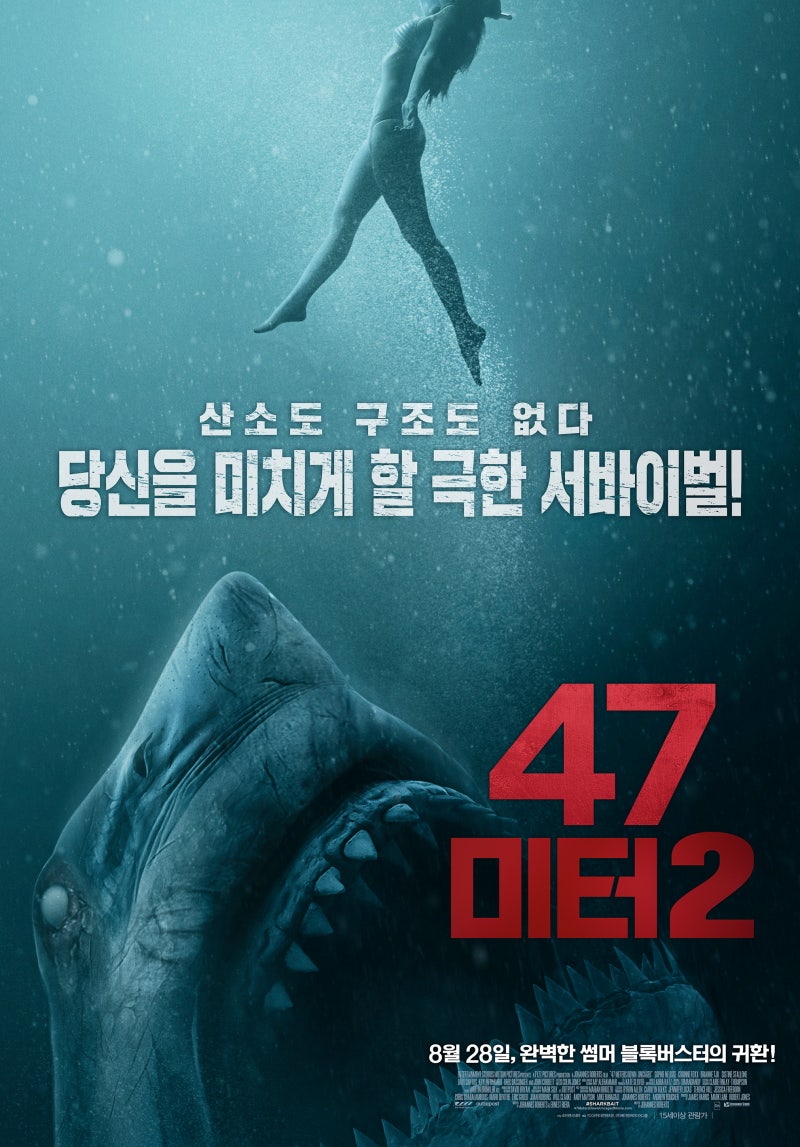 여름하면 빠질 수 없는 '상어 영화'들 - 그리고 개봉을 앞두고 있는 올여름 '상어 블록버스터' \u003c47미터 2\u003e : 네이버 블로그, image size:800x1147