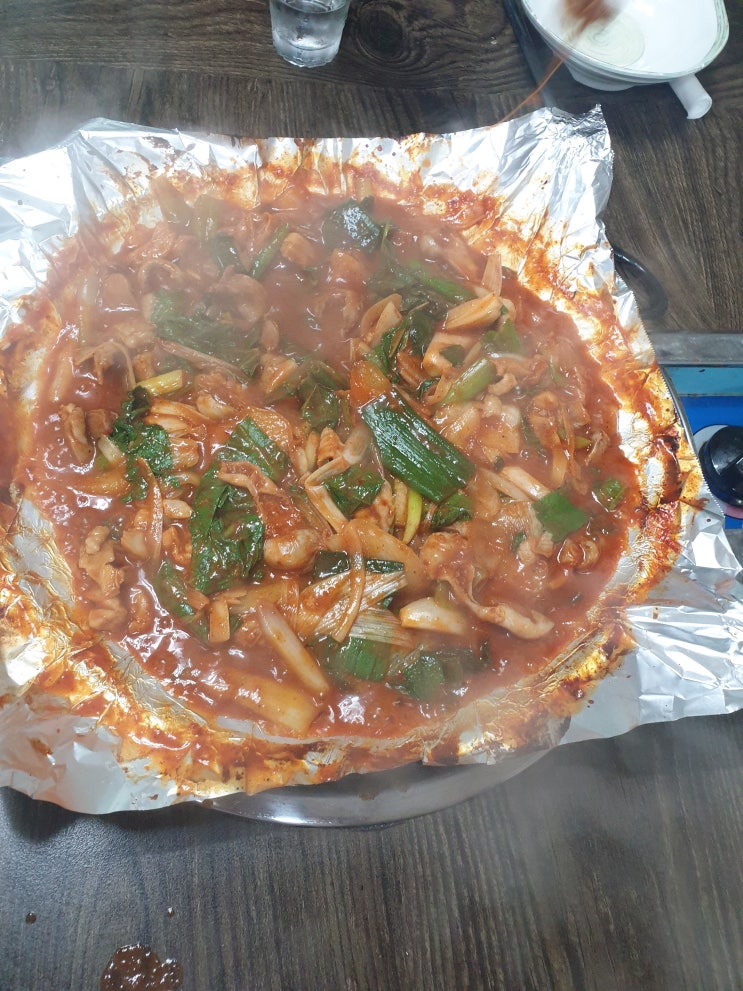  안산 선부동 맛집닭똥집 내장 볶음~
