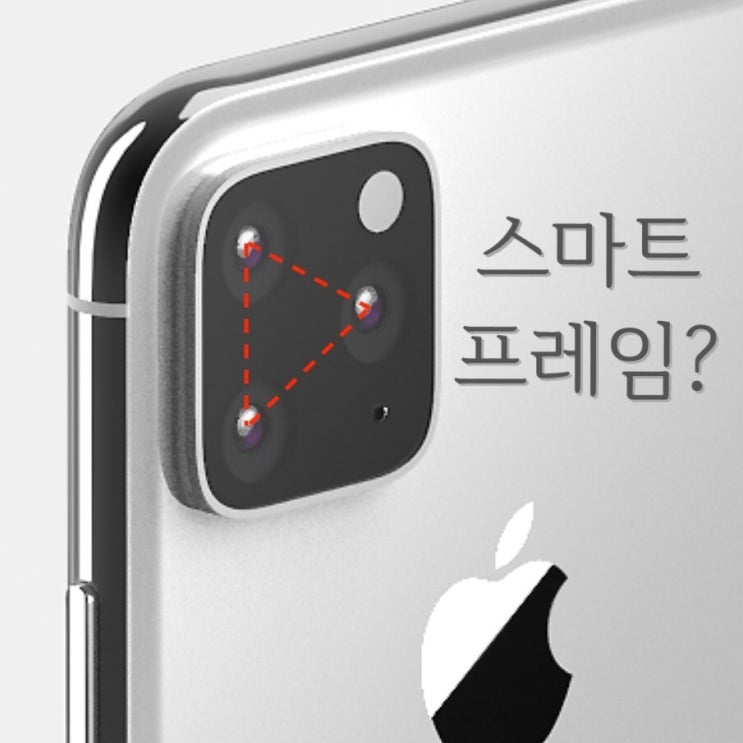  이해하기 힘든 아이폰 11 카메라 디자인, 대체 이유가 뭘까? - 특별한 '스마트 프레임' 기능을 위한 삼각형 배열로 추정