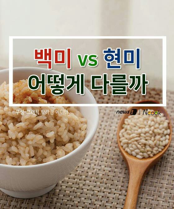  백미와 현미의 차이