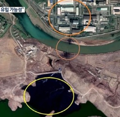 북한 방사능 평안남도 순천 우라늄 광산 폐기물 서해