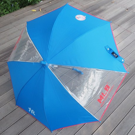 mlb 키즈 55 아동우산 뉴욕 양키즈 2폭투명 장우산 패션우산