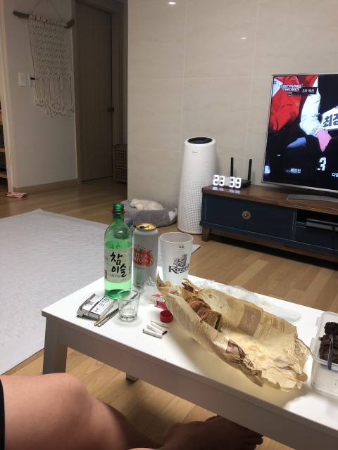  낮술먹고 출출해져서~김치볶음밥해먹기!