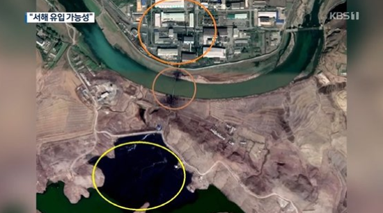 북한 핵시설 의심 방사능 오염 물질, 서해 유입 가능성