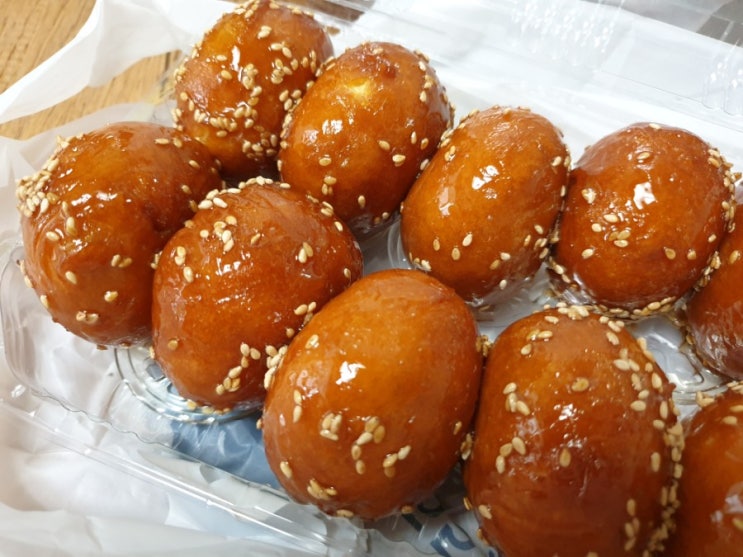  통영 꿀빵 맛집 오미사꿀빵 : 담날 또 사러 갔다.
