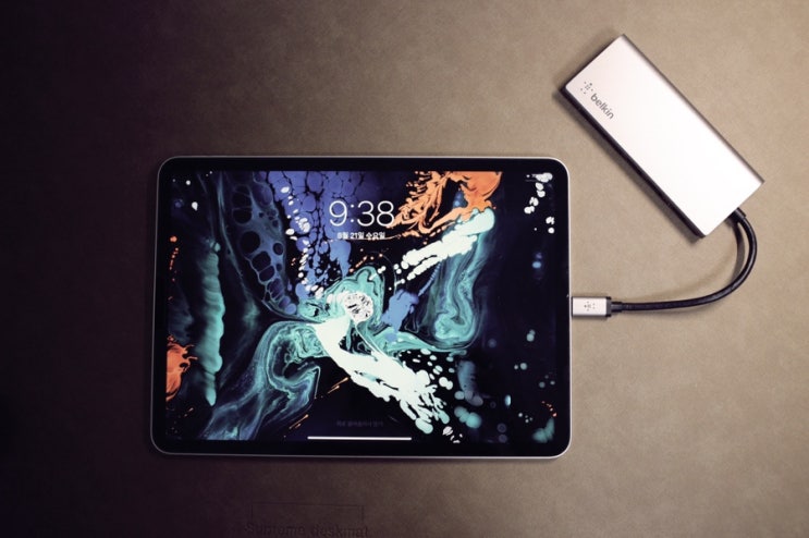  벨킨 멀티 허브 USB-C MULTIMEDIA HUB 아이패드/맥북프로용으로 구매