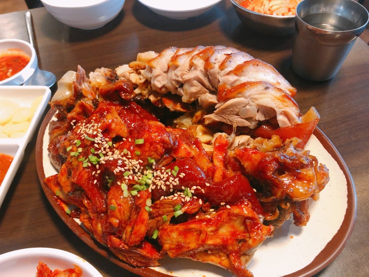  오랜만에 선릉뽕나무쟁이 족발 먹었어요