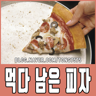  먹다 남은 피자 보관 및 데우는법 알아보기