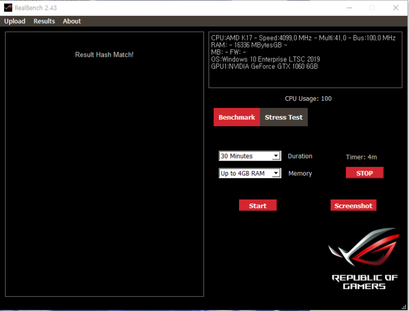 CPU 오버클럭, 램 오버클럭 안정화 프로그램 RealBench 2.43 : 네이버 블로그