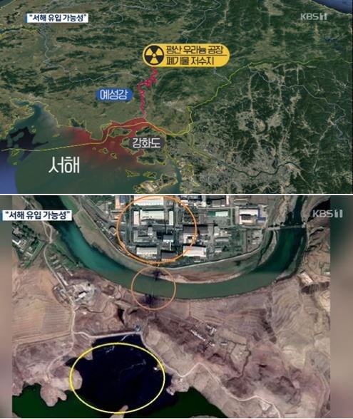 북한 방사능, 서해 오염 가능성