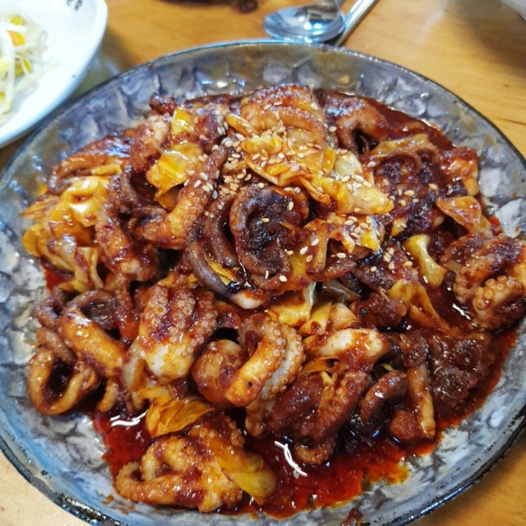  아산 신정호 북한강 쭈꾸미 불맛이 기가막힘
